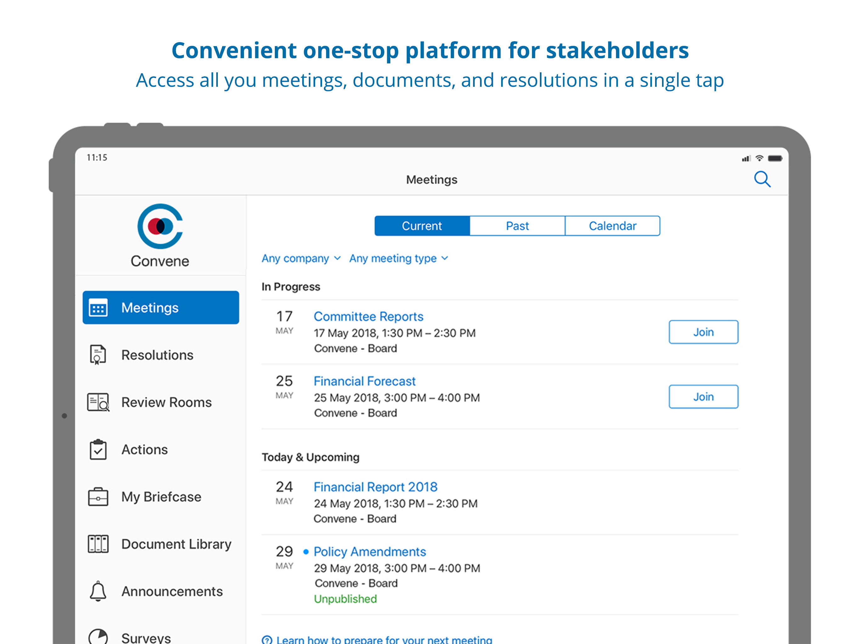Azeus Convene for BlackBerry® screenshot 9