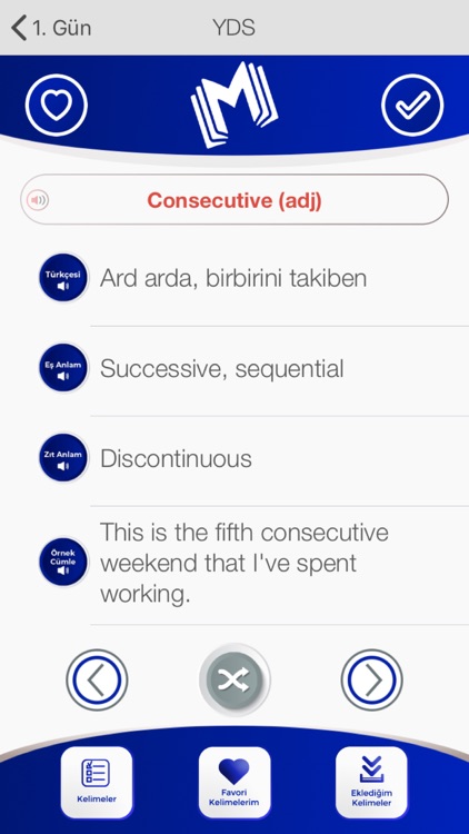 MODADİL YDS KELİMELERİ