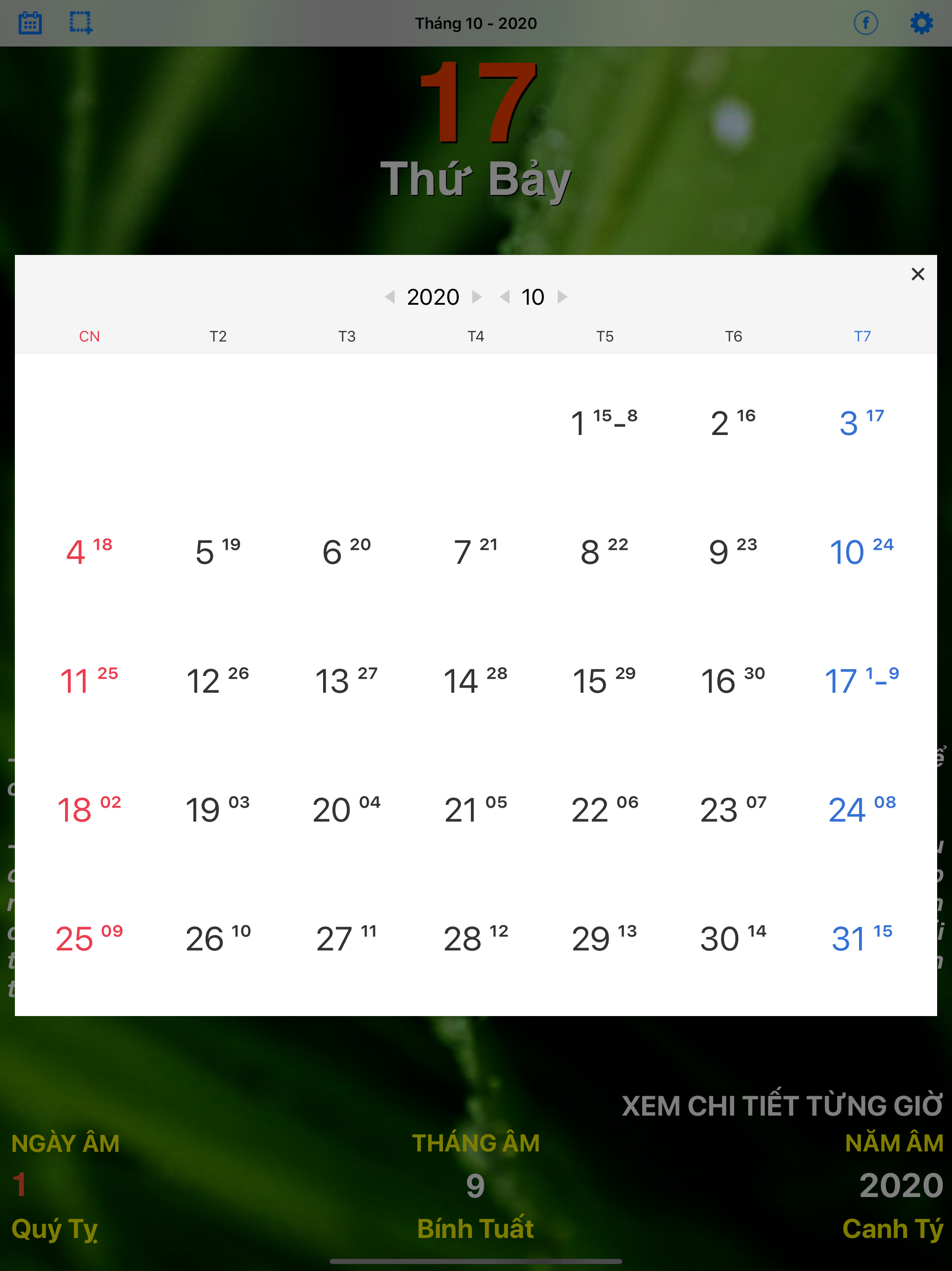Lịch vạn niên theo năm sinh screenshot 6