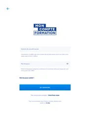 mon compte formation iPad Captures Décran 1