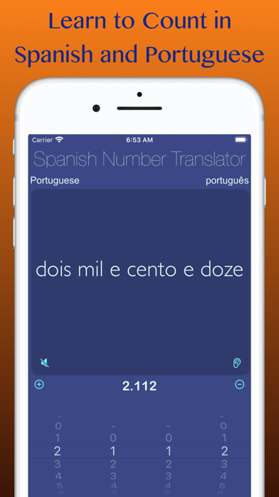 Screenshot #1 pour Spanish Numbers Translator