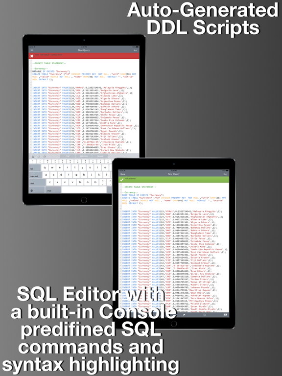 Screenshot #4 pour SQLed - SQL Database Manager