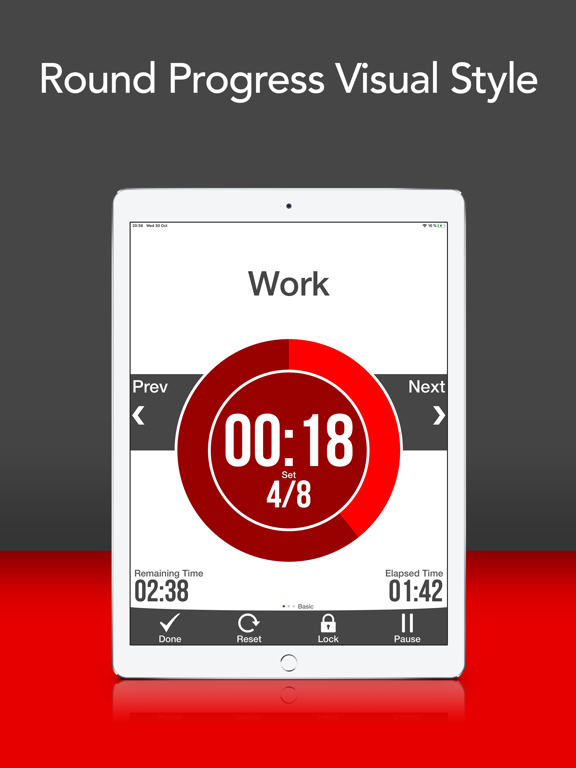 HIIT & Tabata Timer Lite iPad screenshot 6 - Health & Fitness app