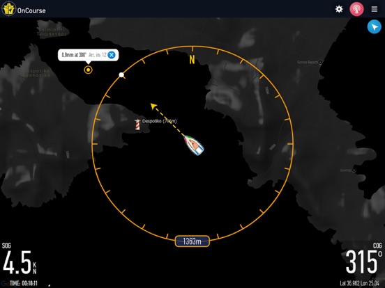 OnCourse - boating & sailing iPad app afbeelding 4