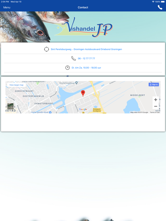 Vishandel JP iPad screenshot