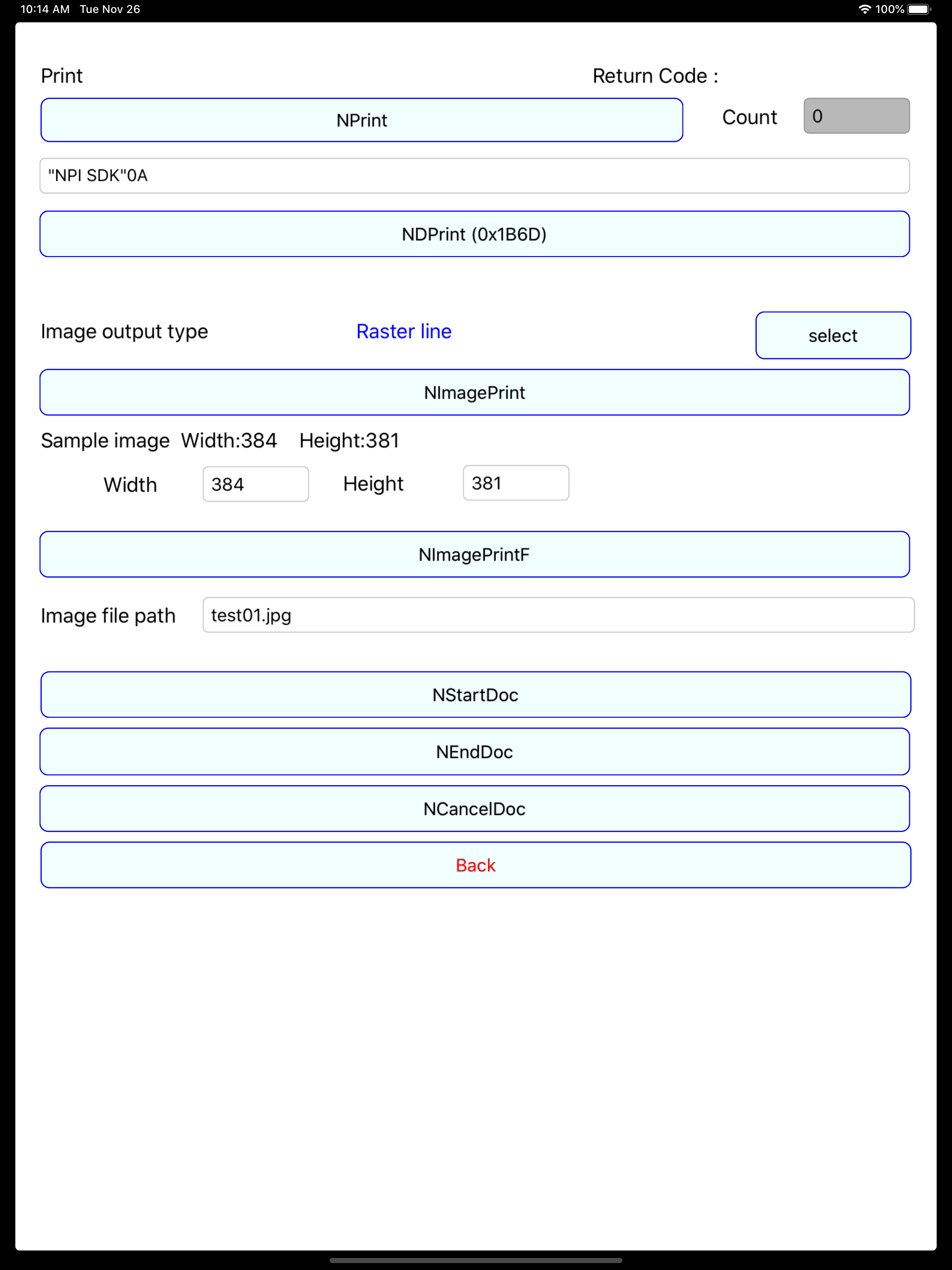 NPI SDK