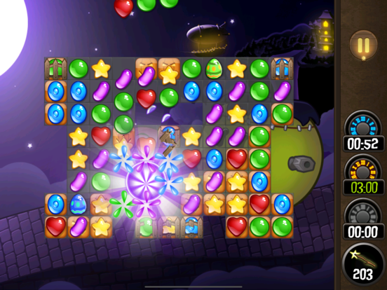 Candy Jewel Easter Match 3 iPad screenshot 4 - Games app
