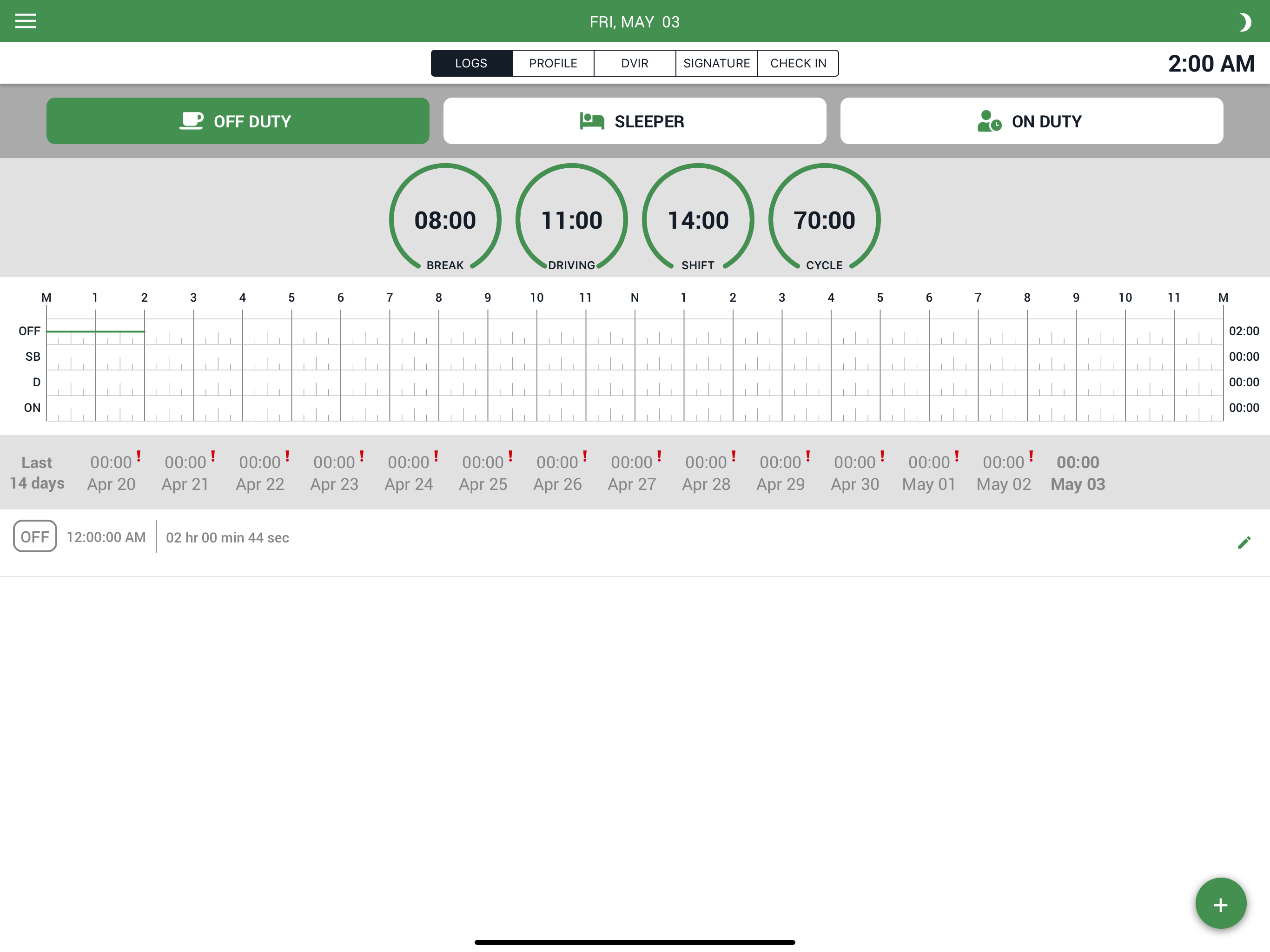 GPSTab ELD screenshot 9
