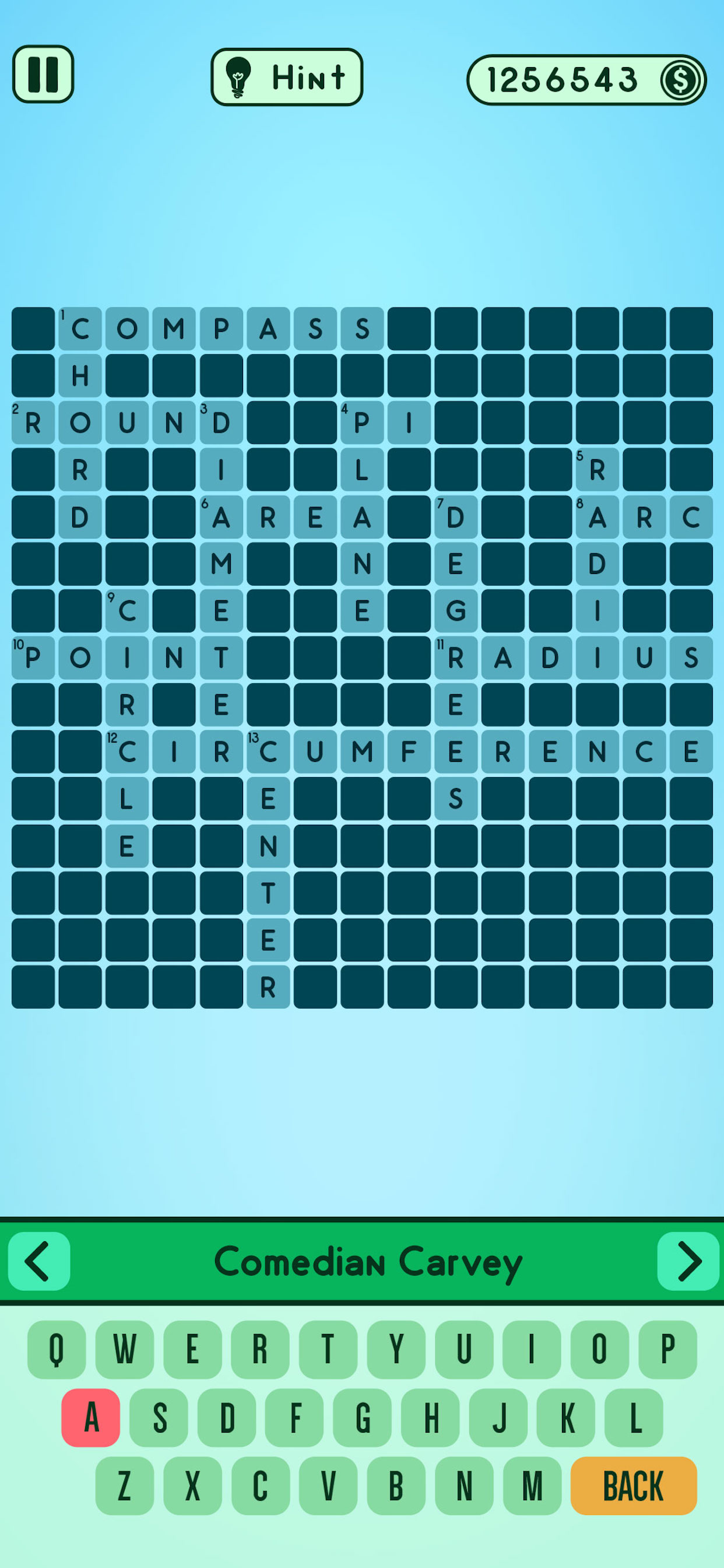 Cross Word Puzzle Master Fill