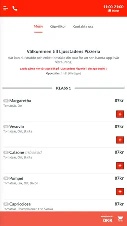 Ljusstadens Pizzeria screenshot 1