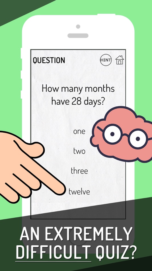 #2. Genius Brain Test: Tricky Quiz (iOS) 由: Leigh Be