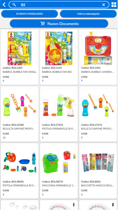 Kartab catalogo prodotti Screenshot