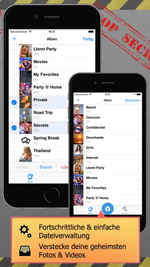 Screenshot von Photo Safe - Privater Tresor auf dem iPhone 2