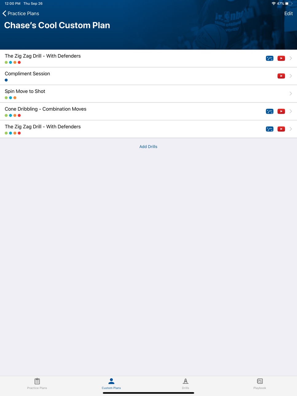 iPad screenshot