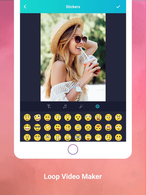 Loop Vid-Loop Video infinite iPad screenshot 8 - Photo & Video app