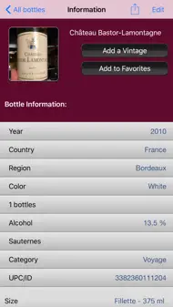 Wine Cellar Import Pro iphone bilder 3