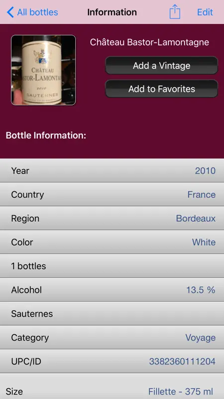 Wine Cellar Import Pro screenshot 4 of 5