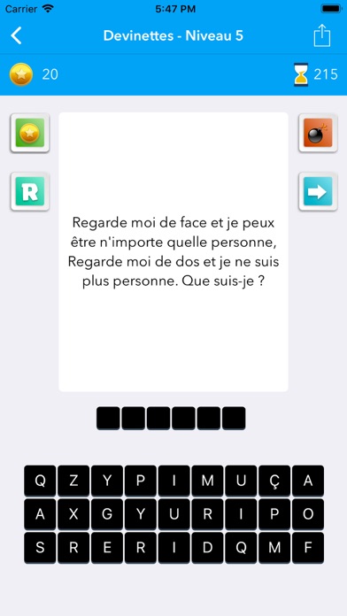 screenshot of Devinettes et charades 1