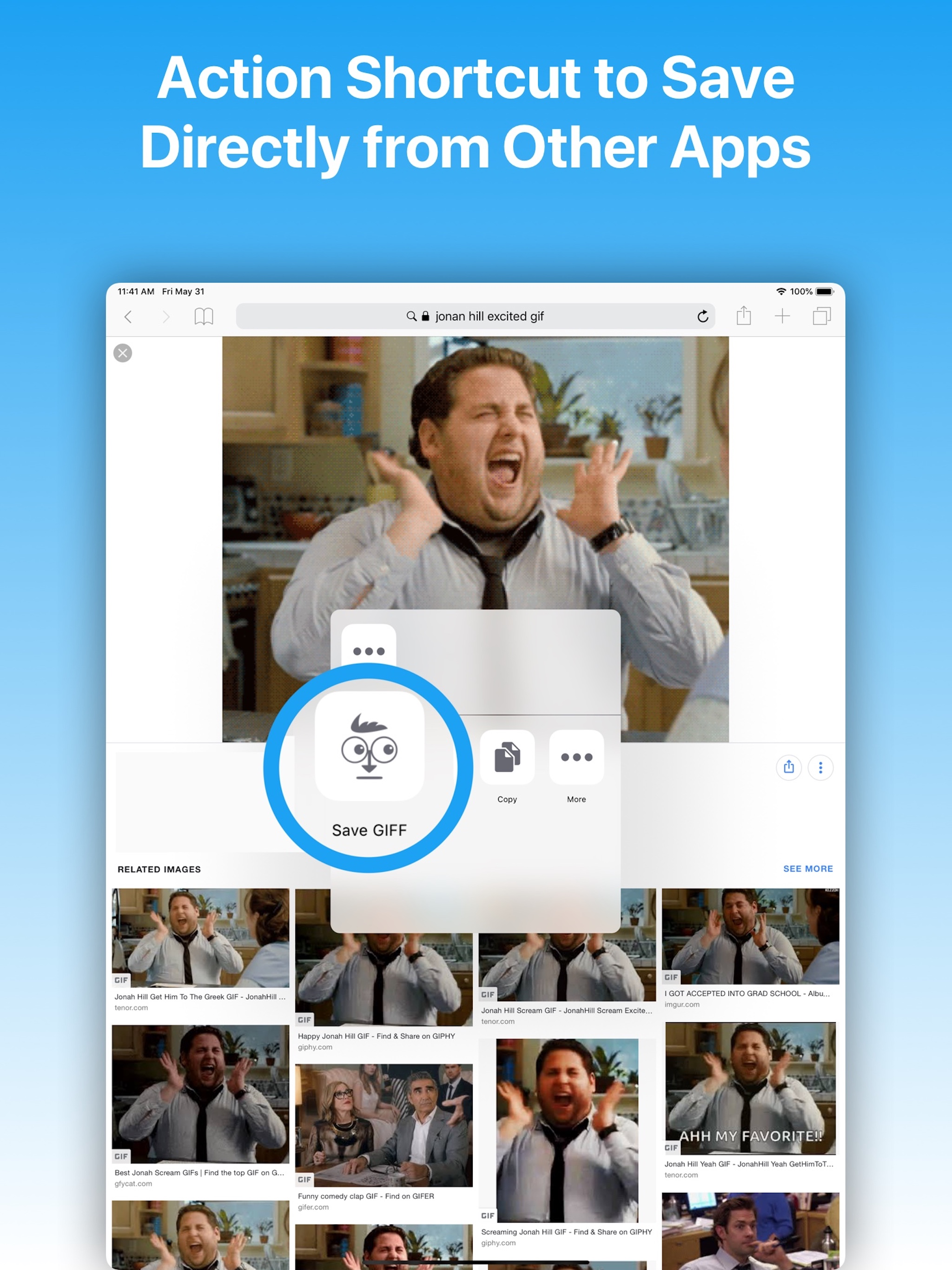 GIFF: Download GIF/Videos screenshot 5