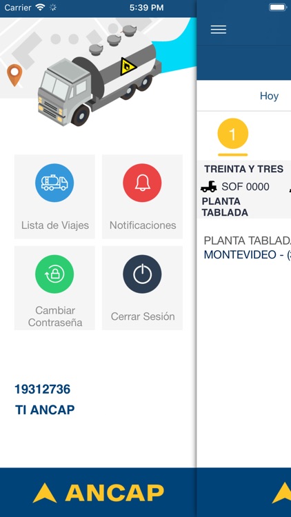 ANCAP Viajes Camión