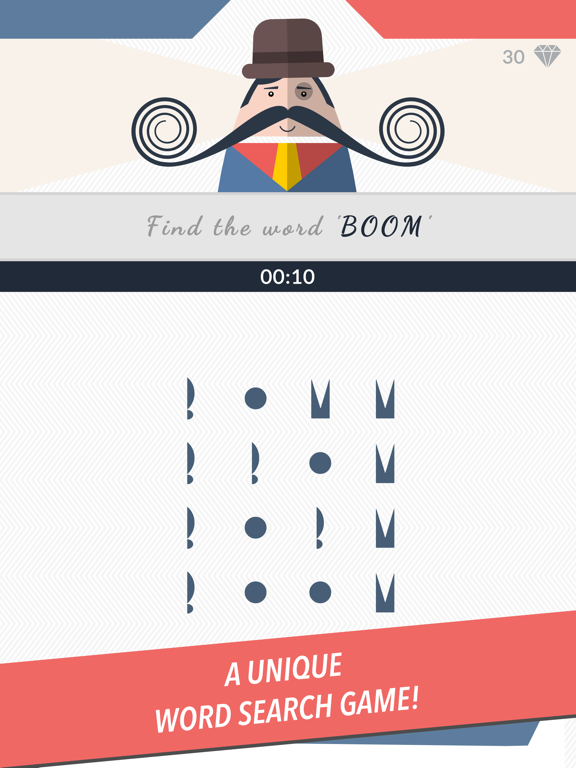 Screenshot #4 pour Mr. Mustachio : Word Search