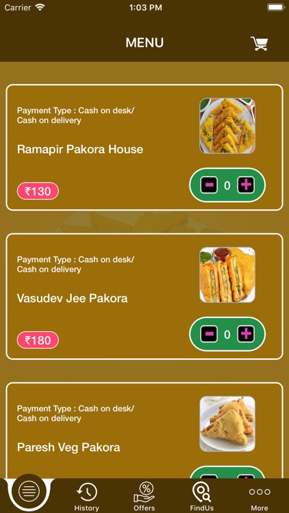 Vadodara Pakora on Demand