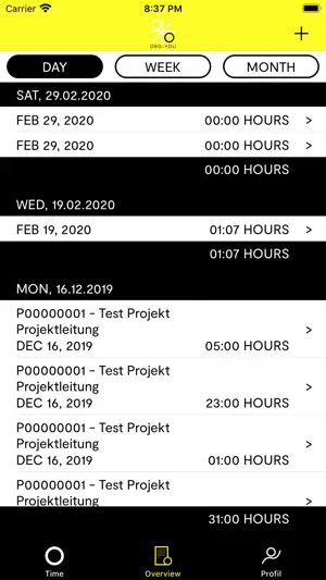 Org-You Time Tracking screenshot 3