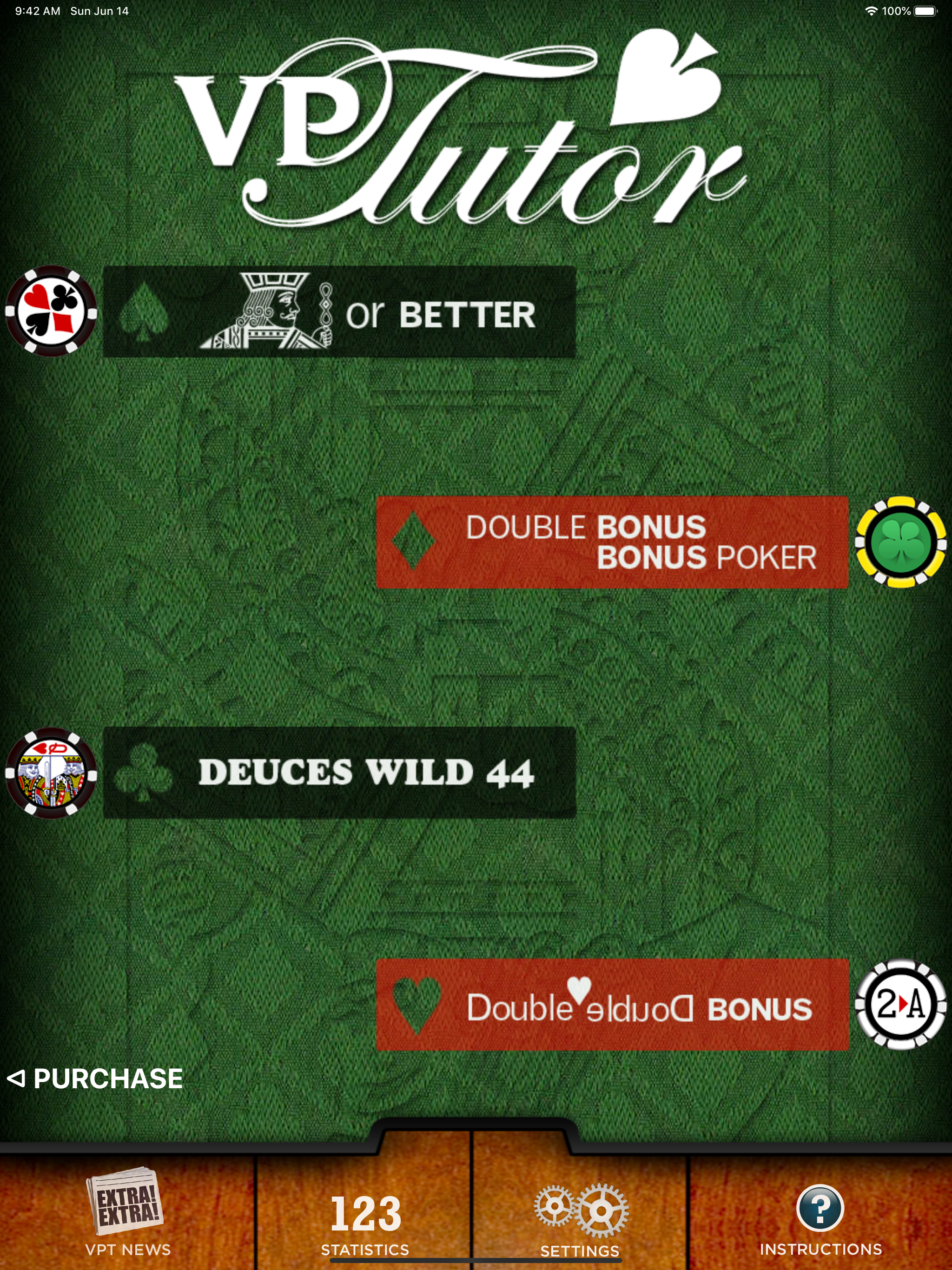 Video Poker Tutor