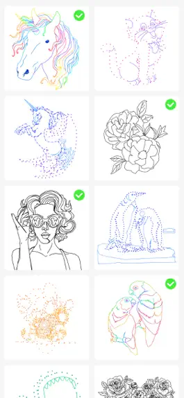 Game screenshot Dot to Dot to Coloring mod apk