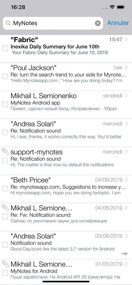 My Notes - HCL Notes mobile