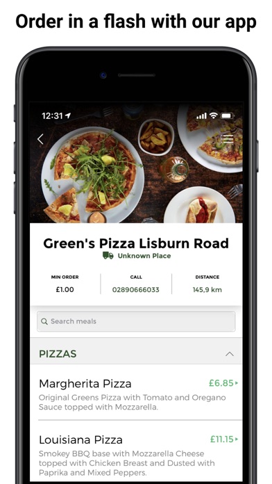 Screenshot #1 pour Green's Pizza