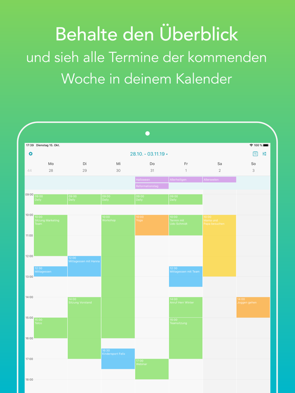 Screenshot #5 pour Yaca: Yet another calendar app