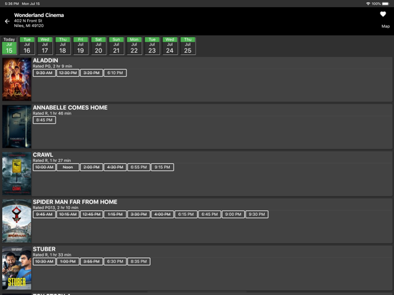 The TriCity Theatre iPad screenshot 2 - Entertainment app