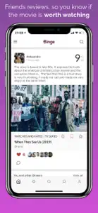 Binge - social movie network screenshot #1 for iPhone