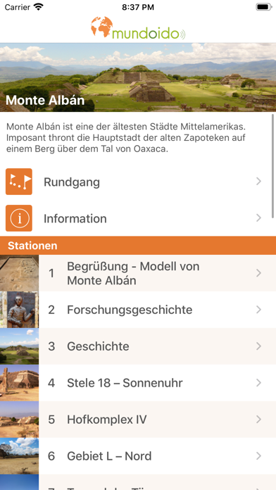 Audioguide Monte Albán