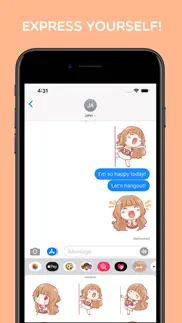 centilia & raei daily stickers iphone screenshot 2