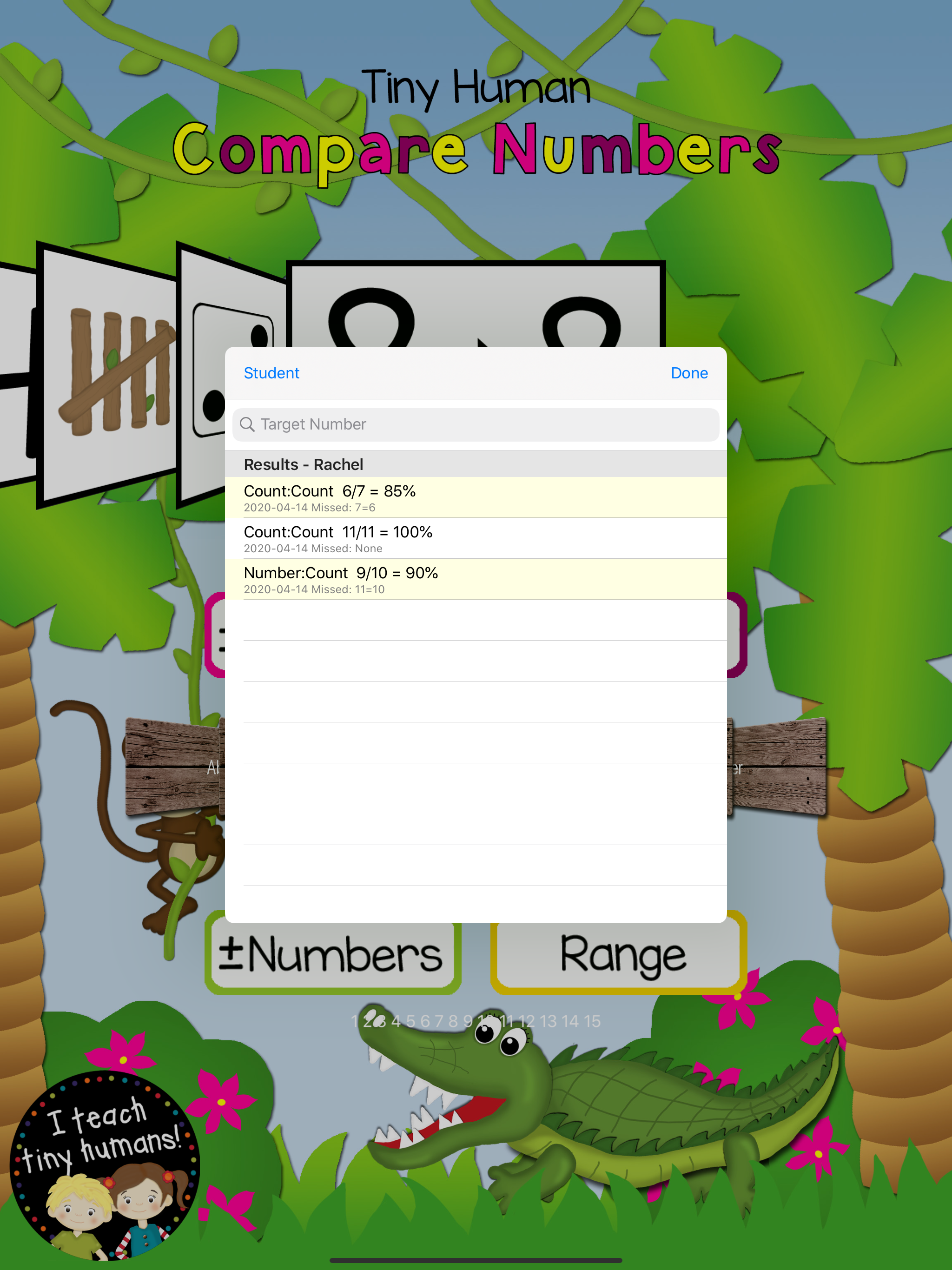 Tiny Human Compare Numbers screenshot 17