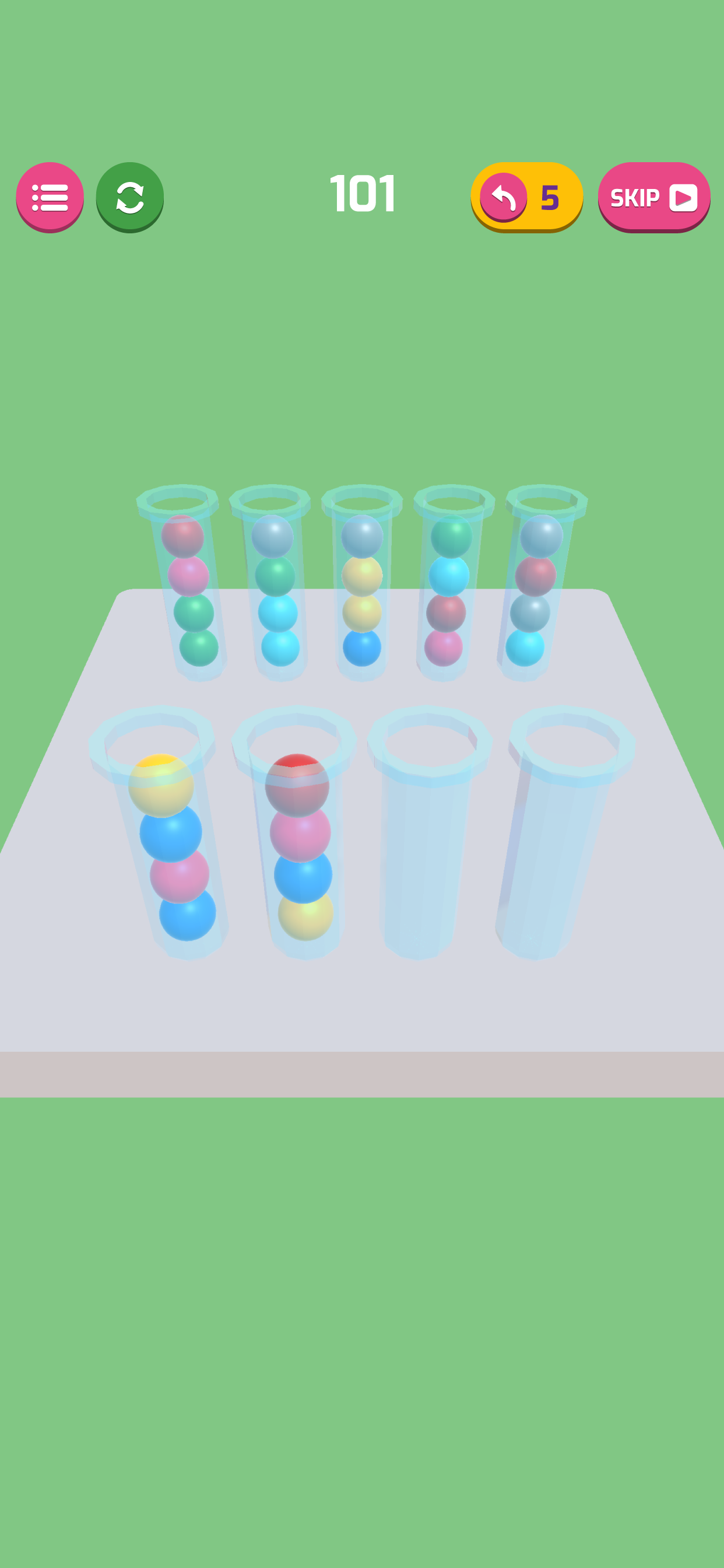 Bubble Sort 3D: Color Puzzle