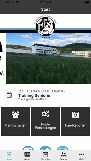 FV 1919 Mosbach e.V. screenshot 2