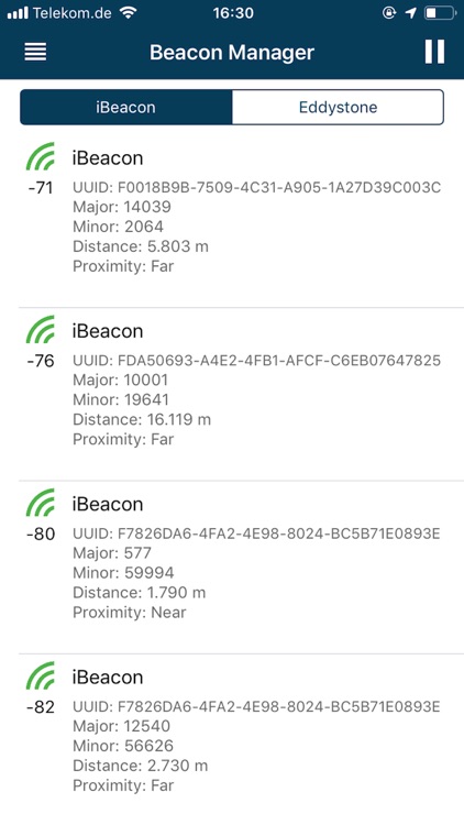 Beacon Manager App