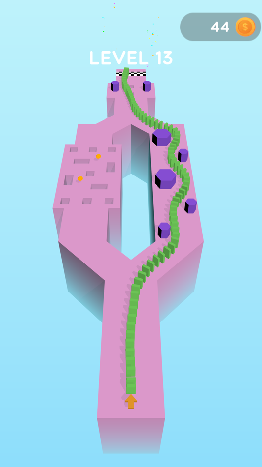 #6. Domino Run!! (iOS) 由: NoBrain Studio
