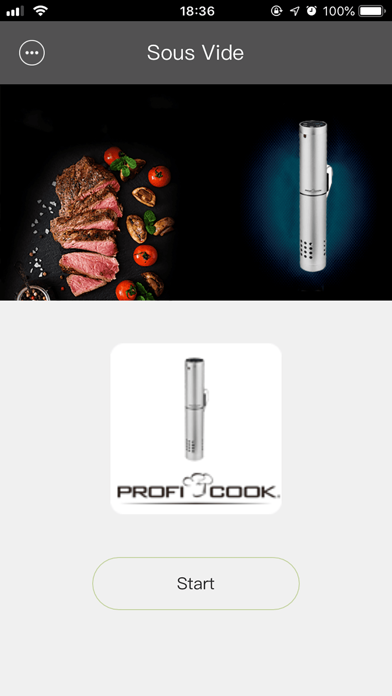 Proficook Sous Vide Screenshot
