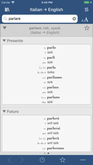 Collins Italian-English screenshot 2