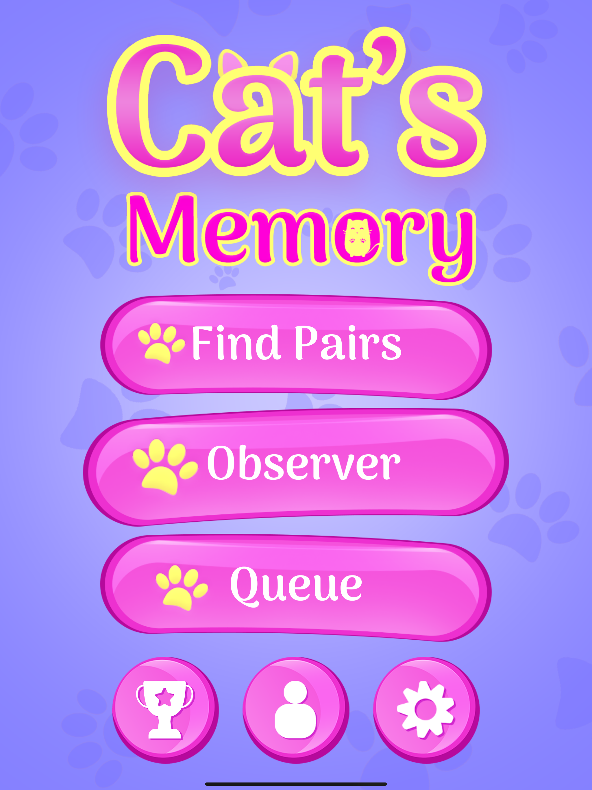 Cute Cats Memory Match Game screenshot 7