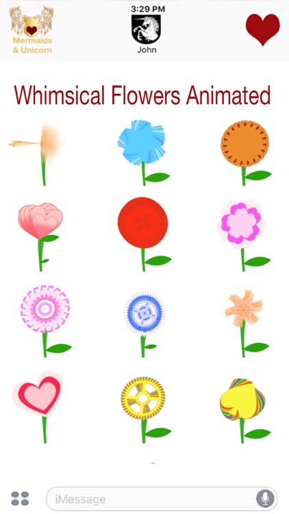 Whimsical Flowers Animated