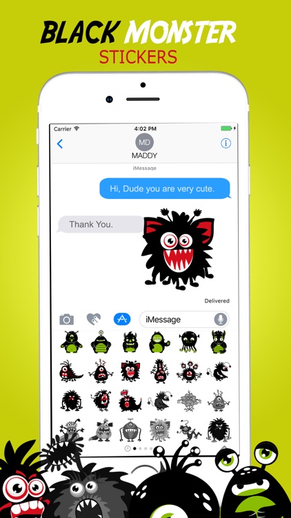 Monster Elevator Stickers screenshot-4