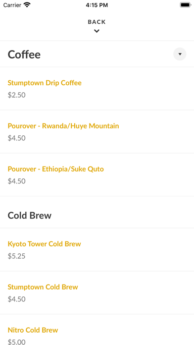 Local Fixture Coffee & Tea Screenshot