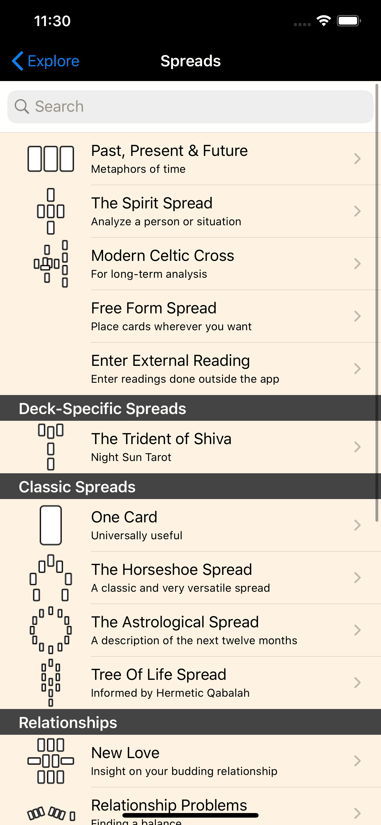 Night Sun Tarot screenshot 3