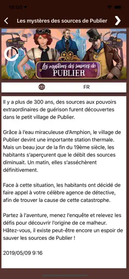 Game screenshot Publier Aventures apk