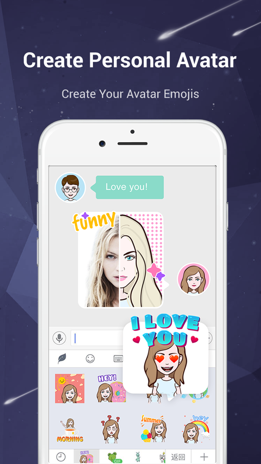 #2. GO Keyboard-Emojis&Cool Themes (iOS) 由: Sungy Mobile Limited.